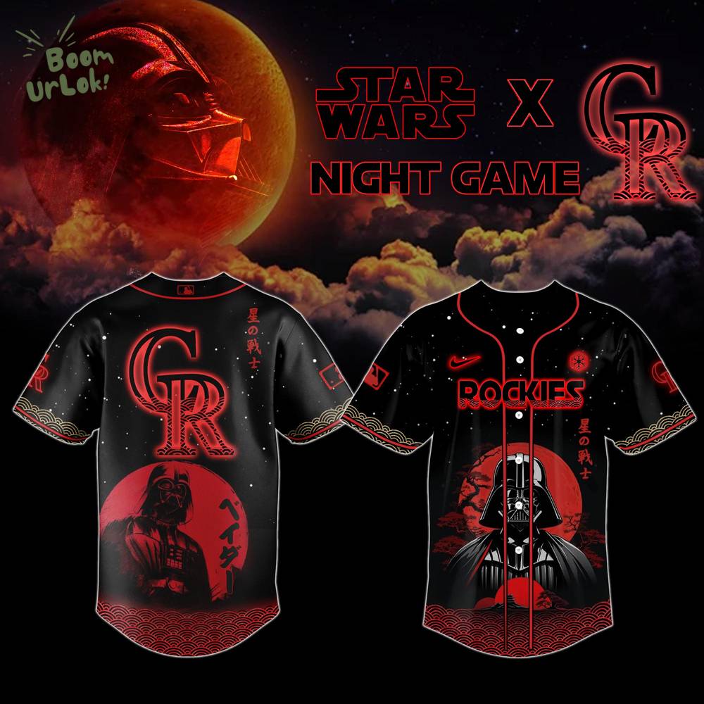 Colorado Rockies x Star Wars Night Game Limited Edition Baseball Jersey Colorado Rockies x Star Wars Night Game Limited Edition Baseball Jersey