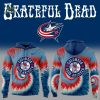 Columbus Blue Jackets Grateful Dead Night Hoodie Special Design