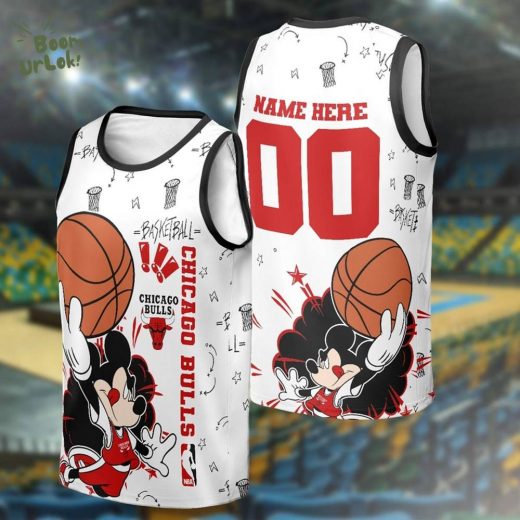 Custom Name Here Chicago Bulls Basketball Jersey, Tank Top For Adult