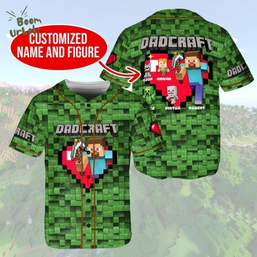 Customized Dadcraft Baseball Jersey – Personalize Your Game Day Style