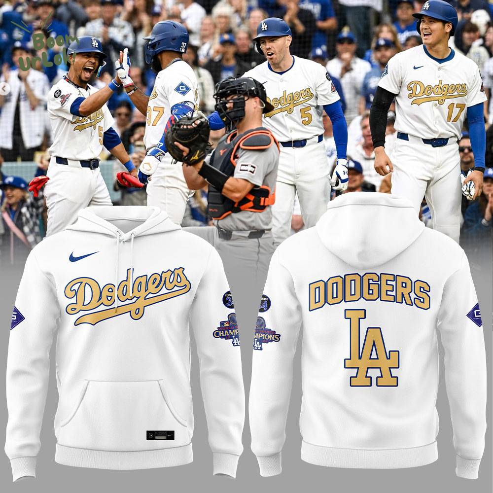 DODGERS GOLD COLLECTION world series Champions Hoodie DODGERS GOLD COLLECTION world series Champions Hoodie