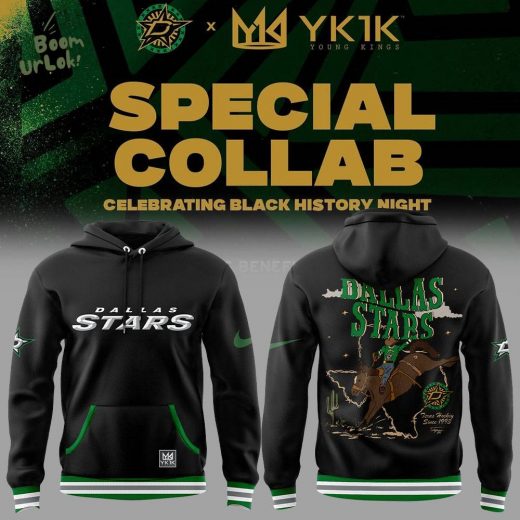 Dallas Stars Black History Night Hoodie