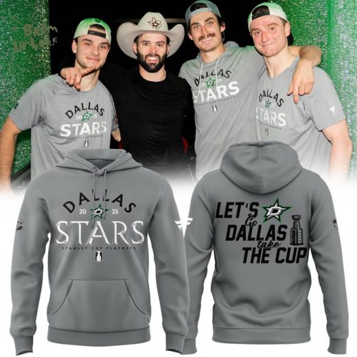 Dallas Stars Fanatics 2025 Stanley Cup Playoffs Hoodie – Heather Gray