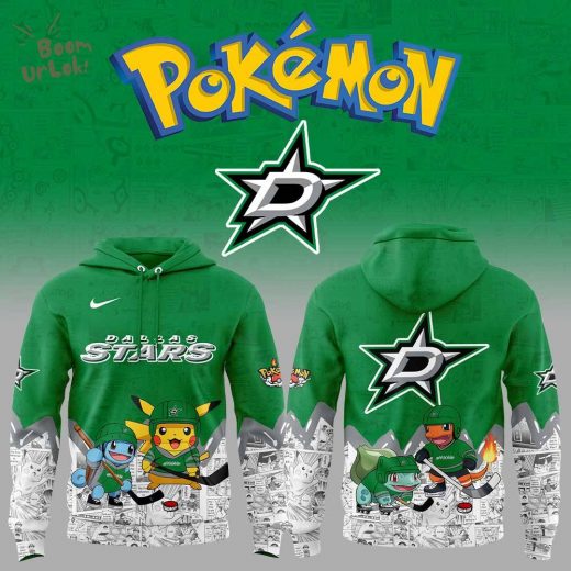 Dallas Stars x Pokémon New Hoodie