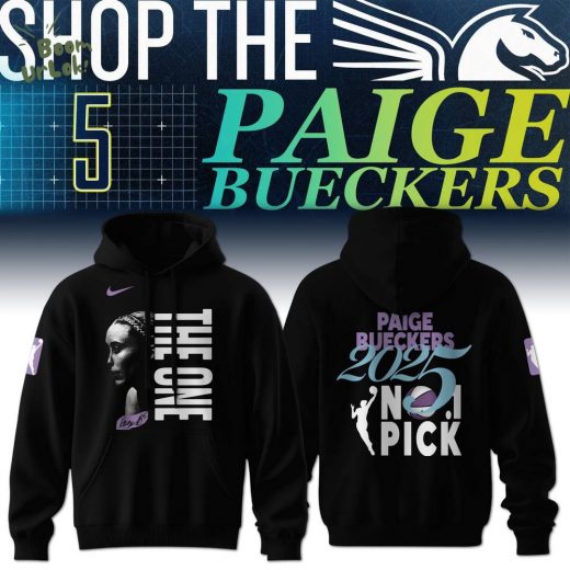 Dallas Wings Limited Edition Paige Bueckers 2025 Heritage Black Hoodie
