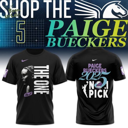 Dallas Wings Paige Bueckers Series 2025 WNBA Black T-shirt