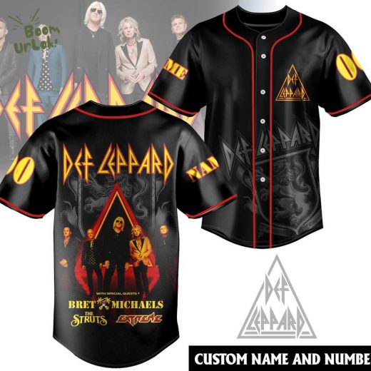 Def Leppard Baseball Jersey