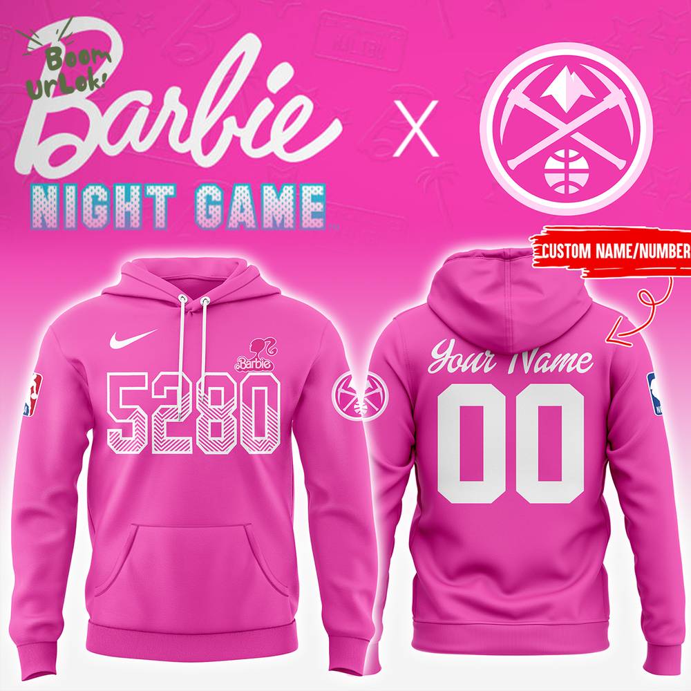 Denver Nuggets x Barbie Hoodie 2025 Denver Nuggets x Barbie Hoodie 2025