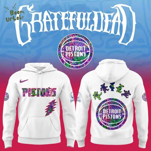 Detroit Pistons Grateful Dead Night Hoodie