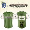 Detroit Tigers MLB x A MINECRAFT MOVIE Night Baseball Jersey Pink Editions