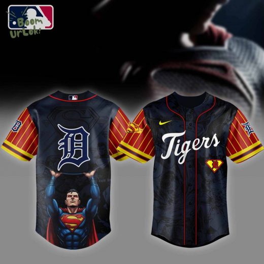 Detroit Tigers MLB x Superman Jersey Editions Limited 2025