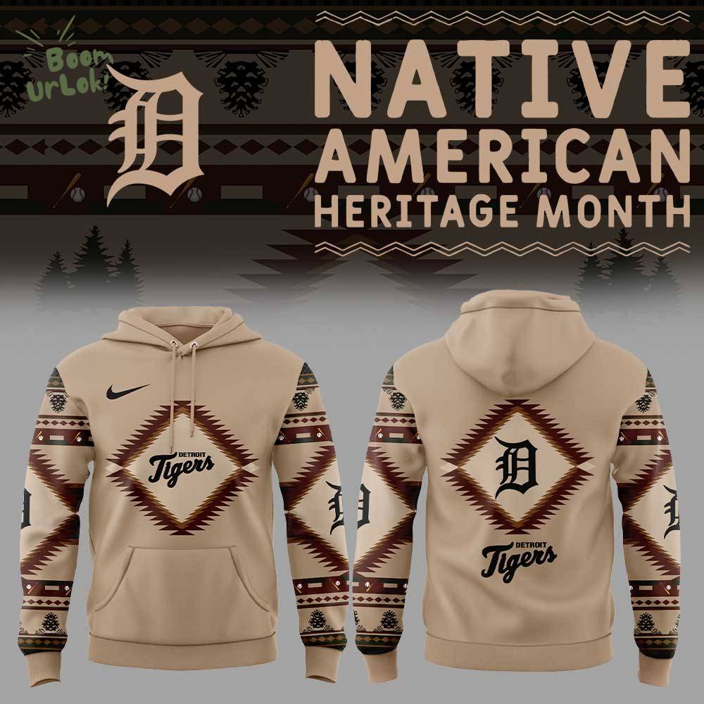 Detroit Tigers Native American Heritage Month Hoodie Detroit Tigers Native American Heritage Month Hoodie
