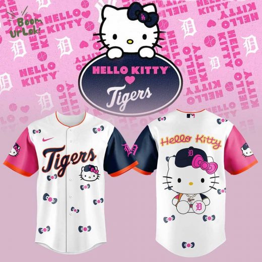 Detroit Tigers x Hello Kitty New Baseball Jersey