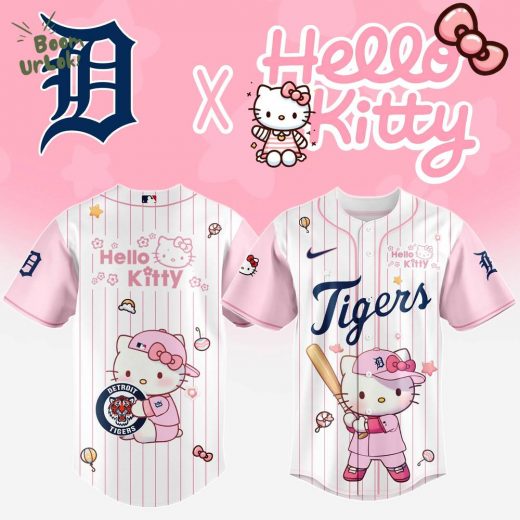 Detroit Tigers x Hello Kitty Night 2025 Baseball Jersey Editions Limited