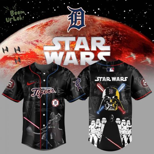 Detroit Tigers x Star War Uniform Baseball Jersey
