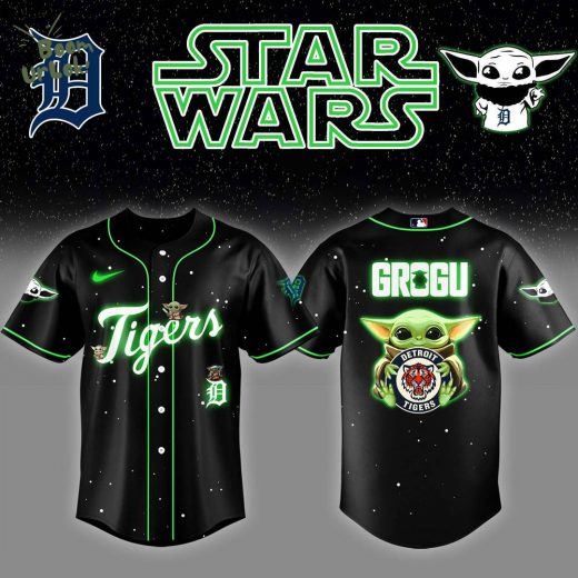 Detroit Tigers x Stars Wars Grogu Night Baseball Jersey Editions Limited