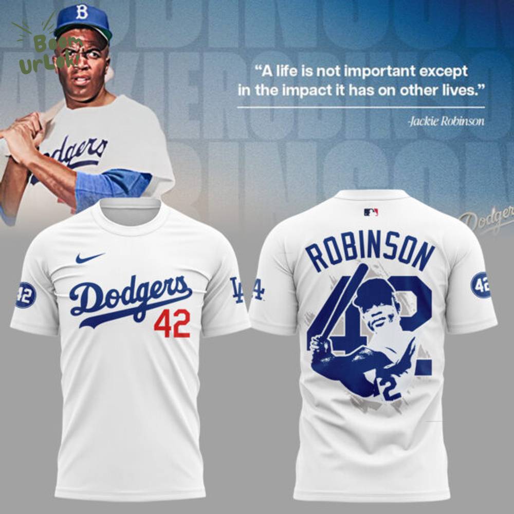 Dodgers Baseball Limited Honoring Jackie Robinson 42 TShirt Dodgers Baseball Limited Honoring Jackie Robinson 42 TShirt