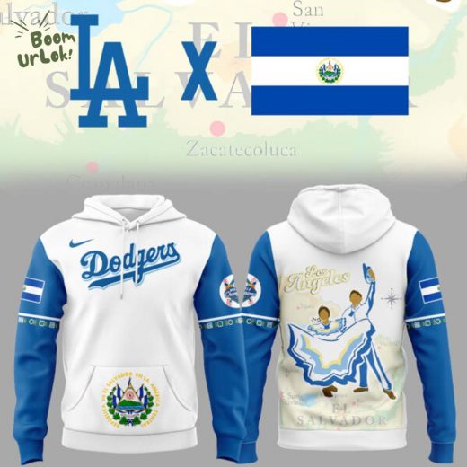 Dodgers Baseball Limited Salvadoran Heritage Night Hoodie