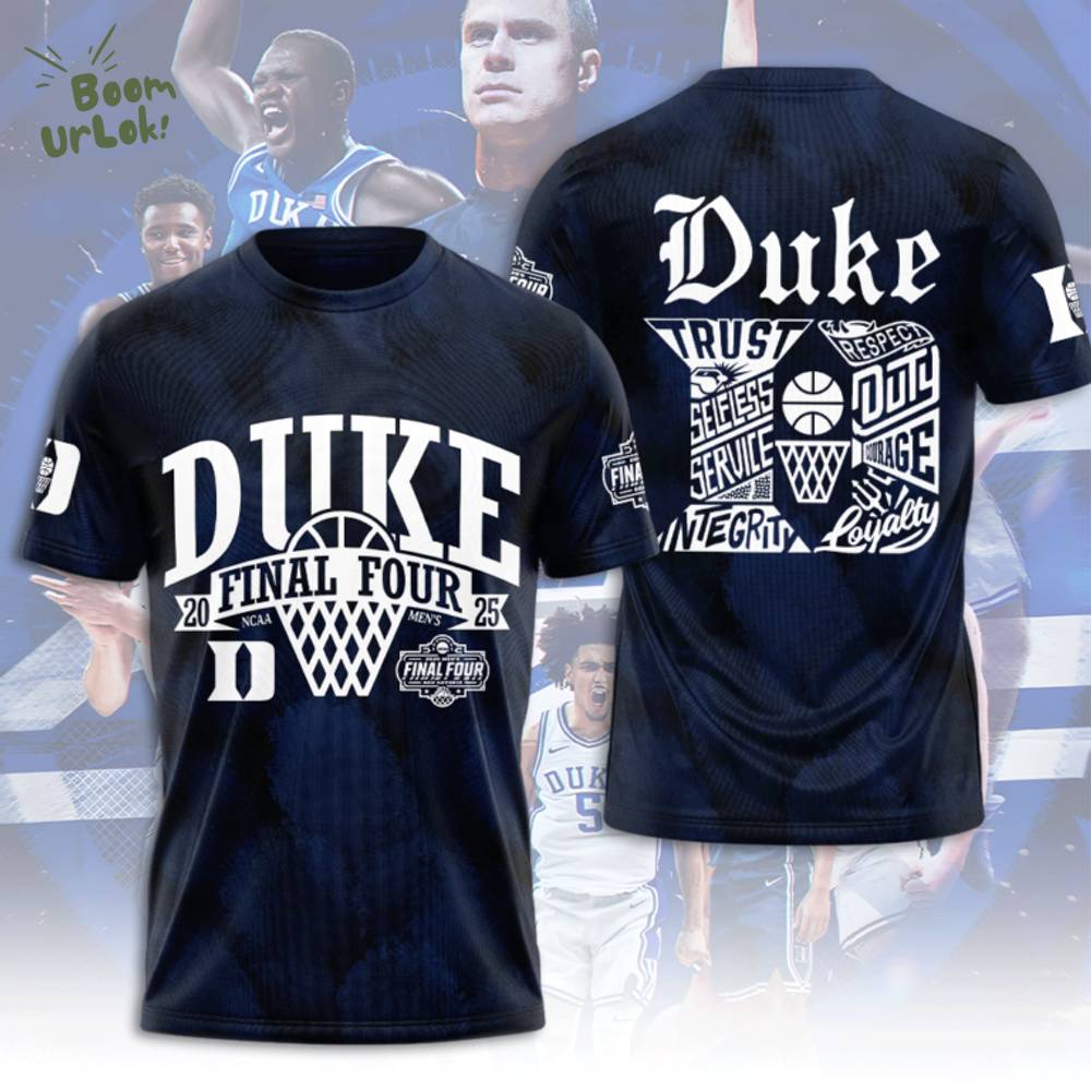 Duke Blue Devils Men’s Basketball 3D Tshirt Duke Blue Devils Men’s Basketball 3D Tshirt