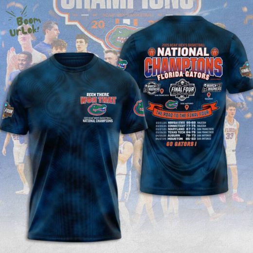 Florida Gators Men’s Basketball 3D Tshirt