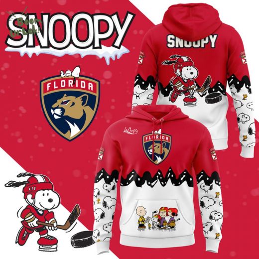 Florida Panthers x Peanut Night ” Snoopy ” Hoodie 2025