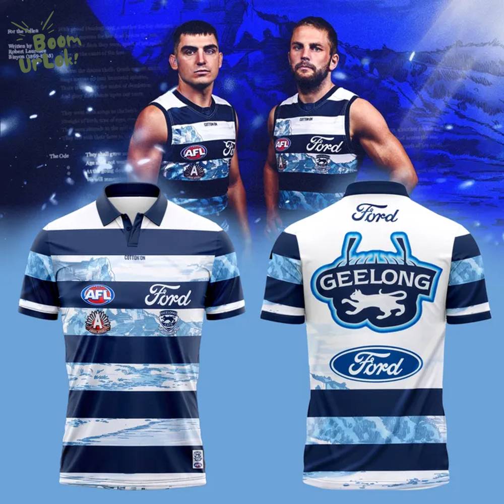 Geelong Cats ANZAC 2025 Polo Geelong Cats ANZAC 2025 Polo
