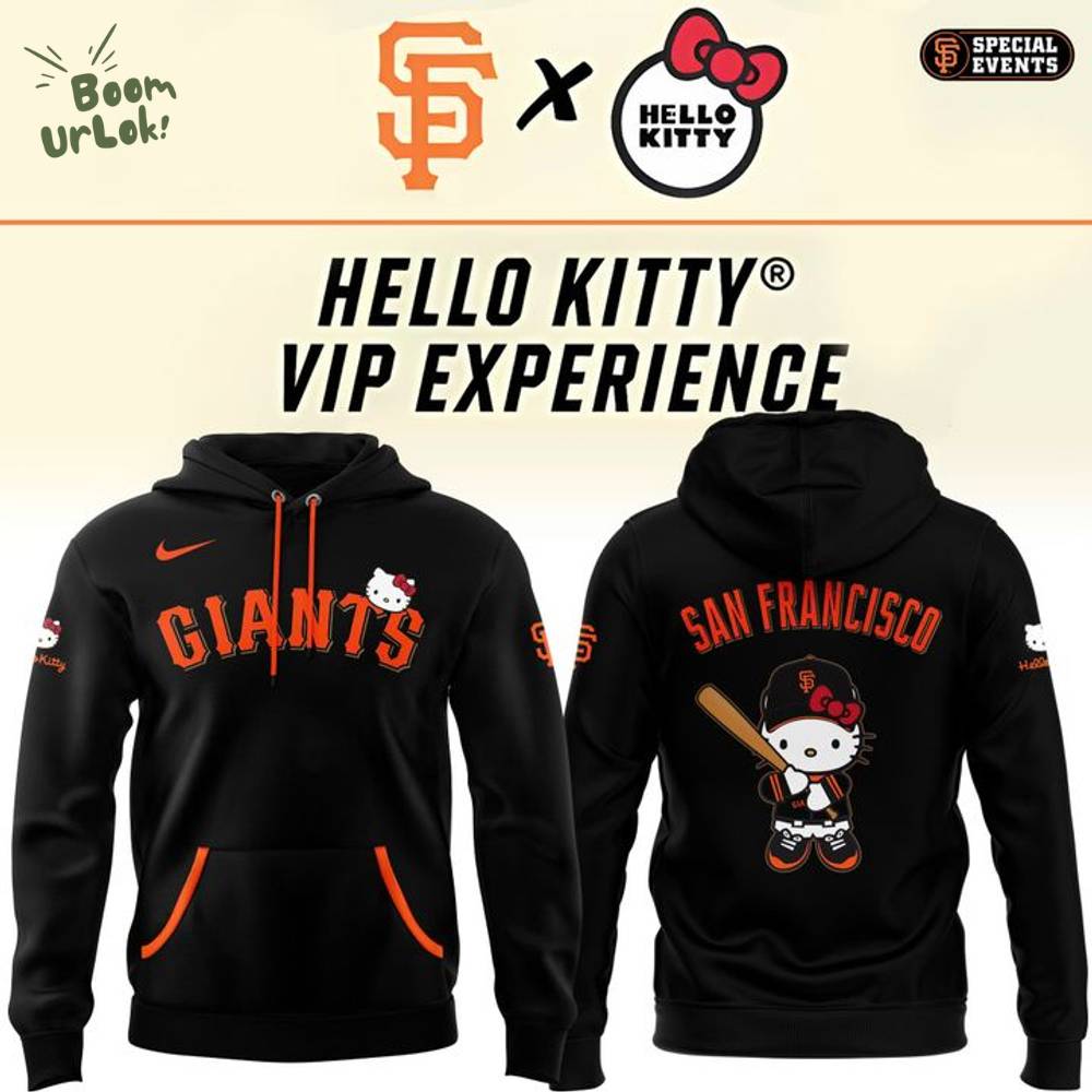Giants Sweet Style Kitty Charm Hoodie - Limited Edition Giants Sweet Style Kitty Charm Hoodie - Limited Edition