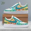 Post Malone Custom Air Force 1 Sneakers – Stay Away Always Tired Design