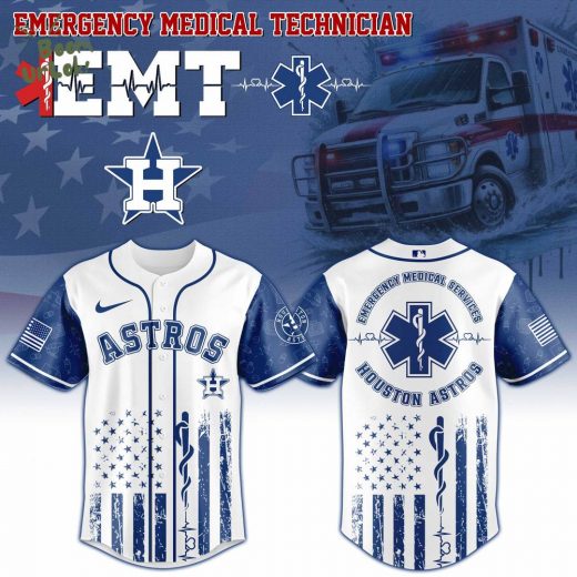 Houston Astros MLB x Emergency Medical Technician Appreciation Night Jersey Limited