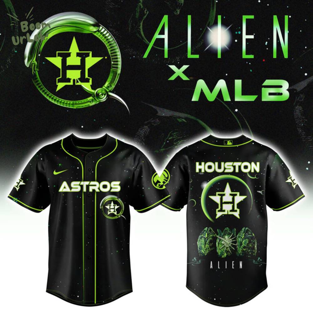 Houston Astros x Alien Combo Baseball Jersey Houston Astros x Alien Combo Baseball Jersey