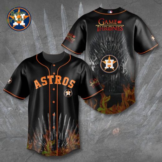 Houston Astros x Game of Thrones Baseball Jersey