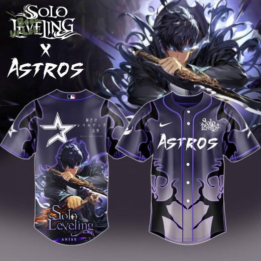 Houston Astros x Solo Leveling Exclusive Baseball Jersey