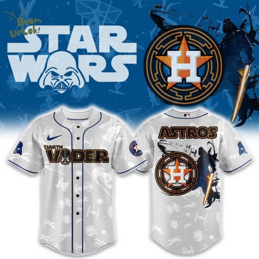 Houston Astros x Star Wars Night 2025 Baseball Jersey New Version