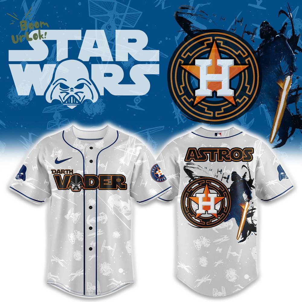 Houston Astros x Star Wars Night 2025 Baseball Jersey New Version Houston Astros x Star Wars Night 2025 Baseball Jersey New Version