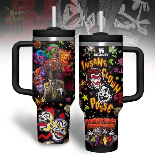 Insane Clown Posse Stanley Tumbler – ICP Horrorcore Juggalos Cup with Hokus Pokus Art