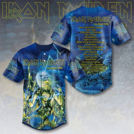 Iron Maiden Baseball Jersey Special Design