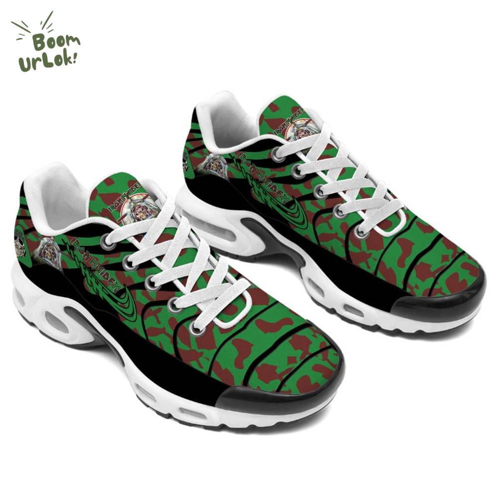 Iron Maiden Camo Running Shoes – Heavy Metal Custom Sneakers Iron Maiden Camo Running Shoes – Heavy Metal Custom Sneakers