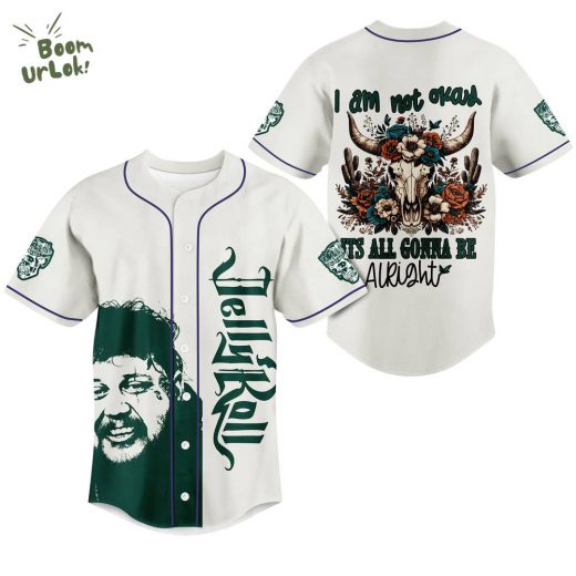 Jelly Roll I Am Not Okay Baseball Jersey