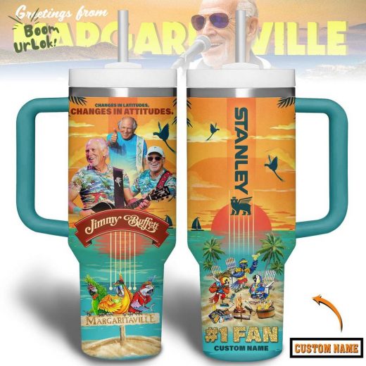 Jimmy Buffett 40oz Tumbler With Handle