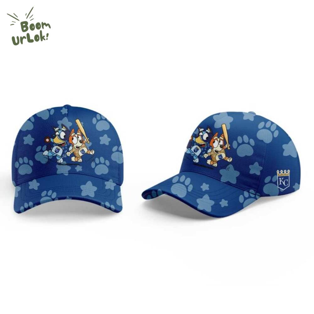 Kansas City Royals Bluey and Bingo Hoodie Kansas City Royals Bluey and Bingo Hoodie