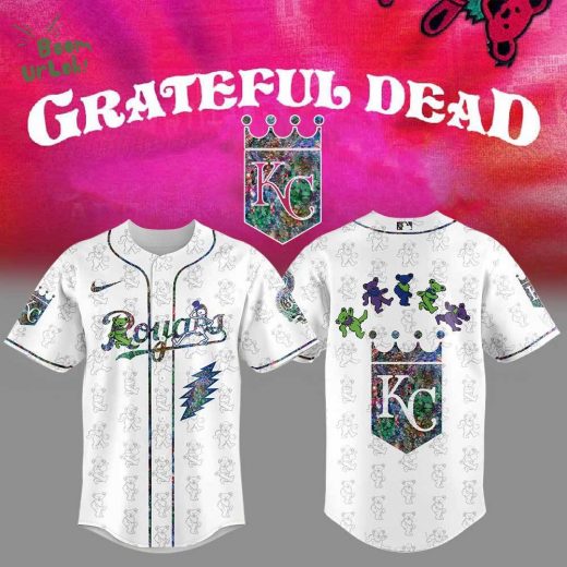 Kansas City Royals Grateful Dead Night New Jersey Flat Cap Set