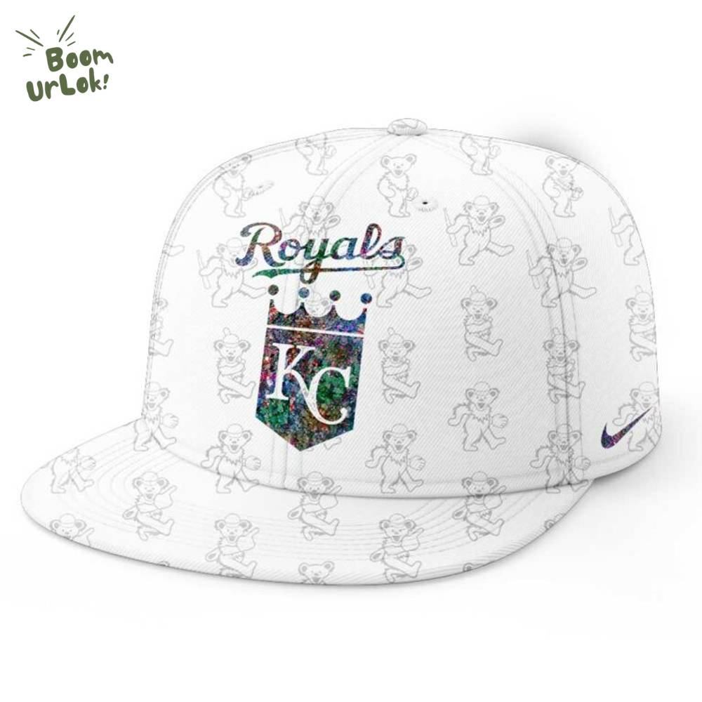 Kansas City Royals Grateful Dead Night New Jersey Flat Cap Set Kansas City Royals Grateful Dead Night New Jersey Flat Cap Set