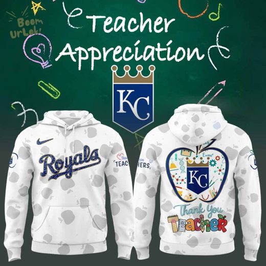 Kansas City Royals Happy Teacher Day Hoodie