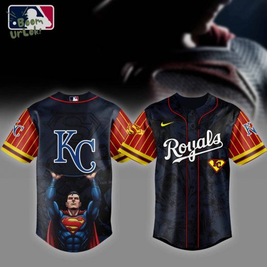 Kansas City Royals MLB x Superman Baseball Jersey Editions Limited 2025
