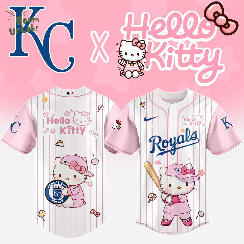 Kansas City Royals x Hello Kitty Night 2025 Baseball Jersey Editions Limited Kansas City Royals x Hello Kitty Night 2025 Baseball Jersey Editions Limited