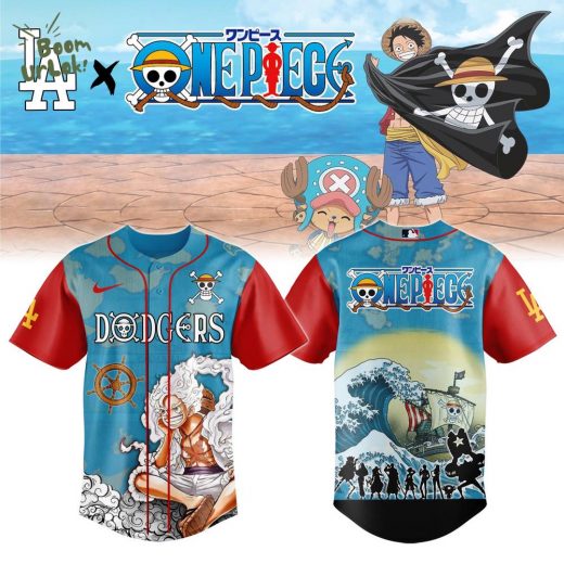LA Dodgers x One Piece Night Jersey 2025 – Limited Edition