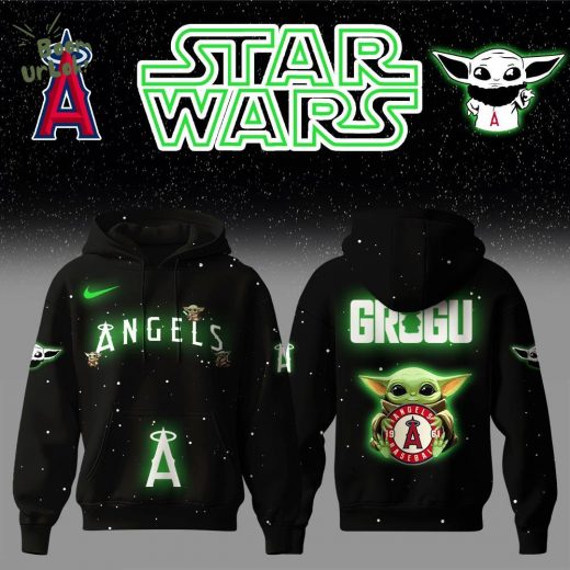 Los Angeles Angels x Stars Wars Baby Yoda Game Night Hoodie Editions Limited