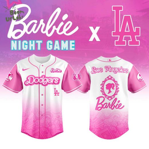 Los Angeles Dodgers Baseball Jersey Barbie Night Game 2025 Edition