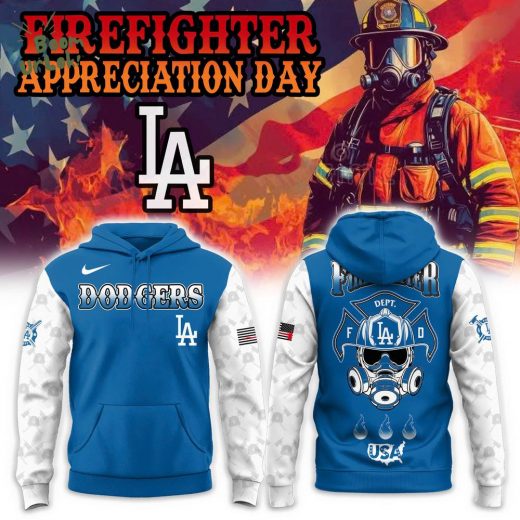 Los Angeles Dodgers Firefighter Appreciation Day Hoodie