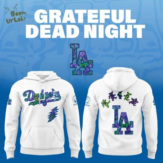 Los Angeles Dodgers Grateful Dead Night Hoodie New Design